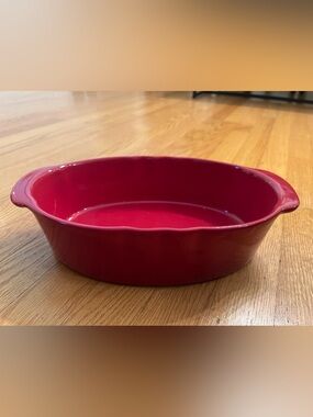 Primagera Red Ceramic Baking casserole Dish
